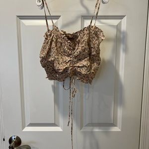 Zara / Floral Crop Top / Size Medium